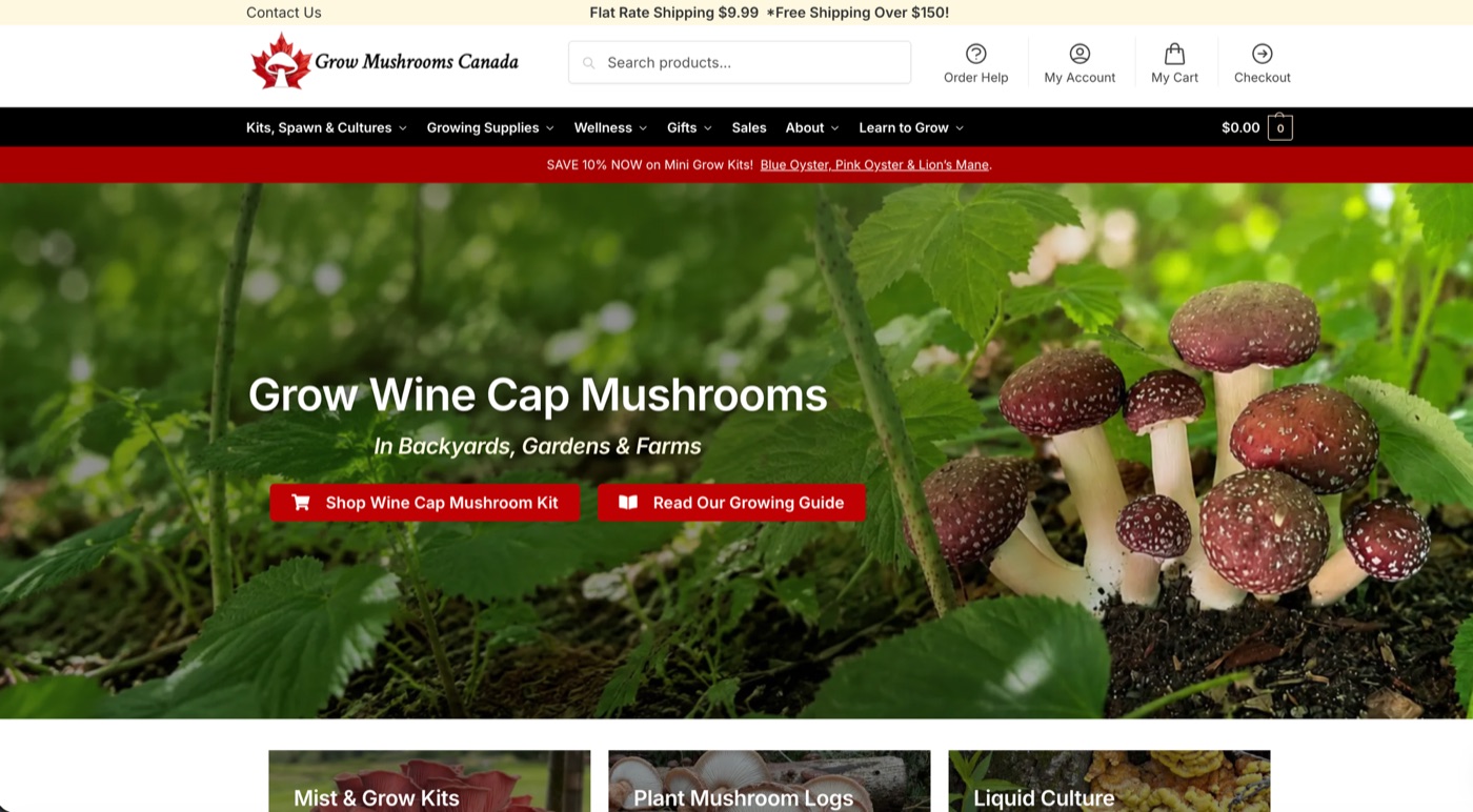 Grow Mushrooms Canada screenshot